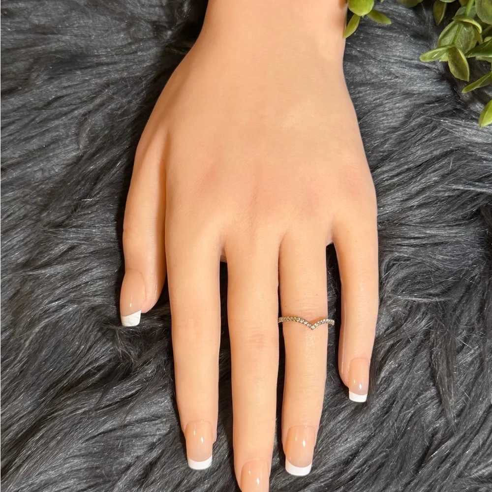 Pandora Rose‎ Gold V-Shape Pavé Band
